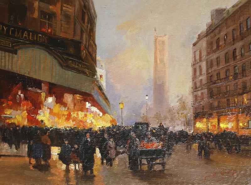 Street Scene in Paris, Andrea Di Giusto